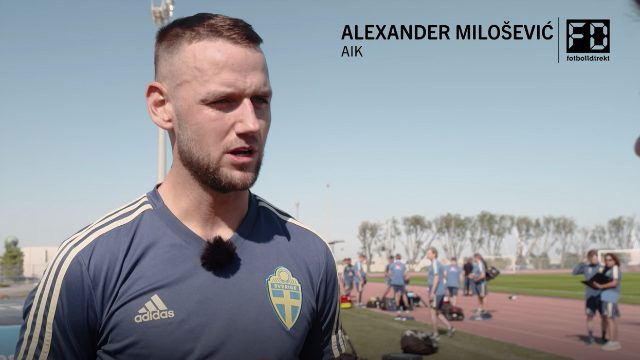 PÅ FD: Milosevic stänger inte AIK-dörren: ”Men målet är Europa”