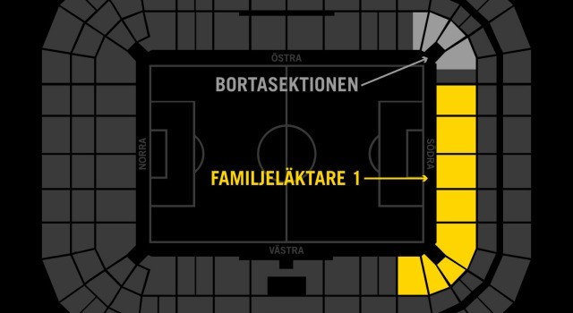 Efter kritiken – nu flyttar AIK bortasektionen på Friends