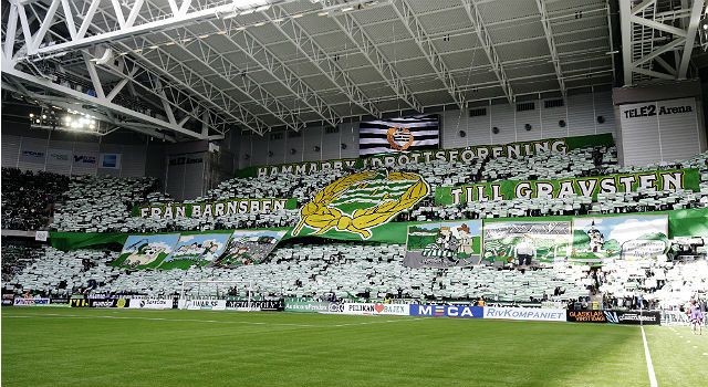 Hammarby tifo i topp i FotbollDirekts Tiforanking