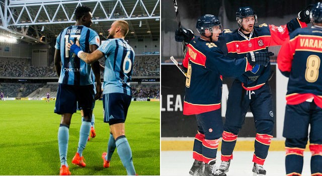 Fotboll och hockey gör gemensam sak – Djurgården får ny supporterbutik