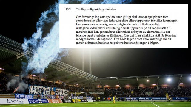 PÅ FD: Nya given efter Gais nobb – kan förlora matchen