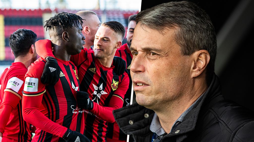 Kindberg mötte ÖFK-spelarna på träning: “Säga good bye, typ”