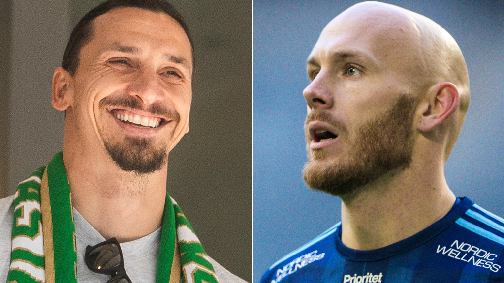 Satt bredvid Zlatan på bänken: “Inget sånt snack”