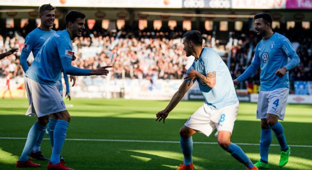 Dahlin räddade Malmö i 93:e – mästarna vann mot Elfsborg