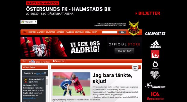 PÅ FD: Östersunds hemsida hackad – “Kopplas till japansk företag”