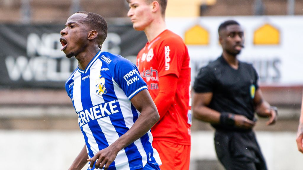 Sex mål i Blåvitts allsvenska genrep