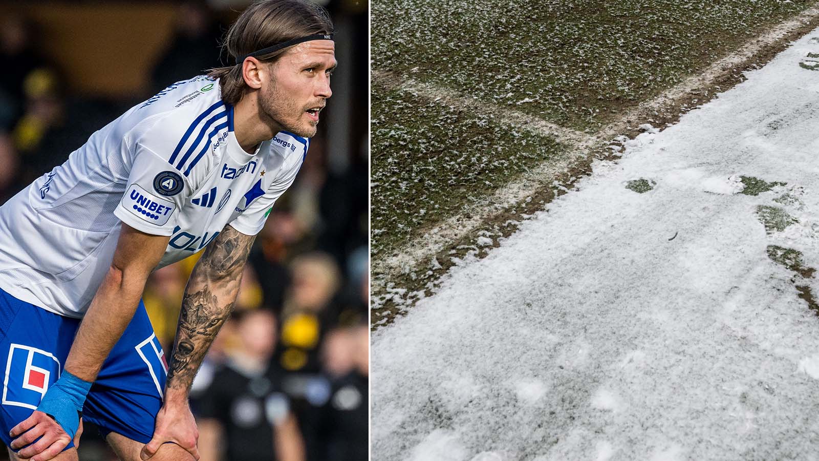 Snöoväder ställde till det för IFK Norrköping