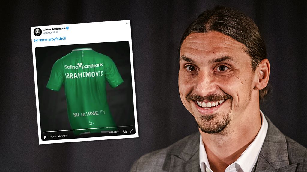 Zlatan hintar om flytt – till Hammarby