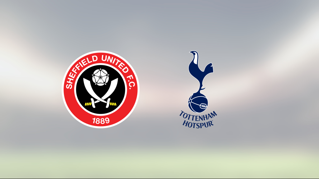 Sheffield United besegrade på hemmaplan av Tottenham