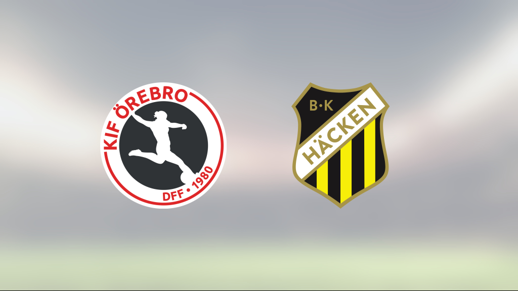 1–0-seger för Häcken mot KIF Örebro – Felicia Schröder matchhjälte