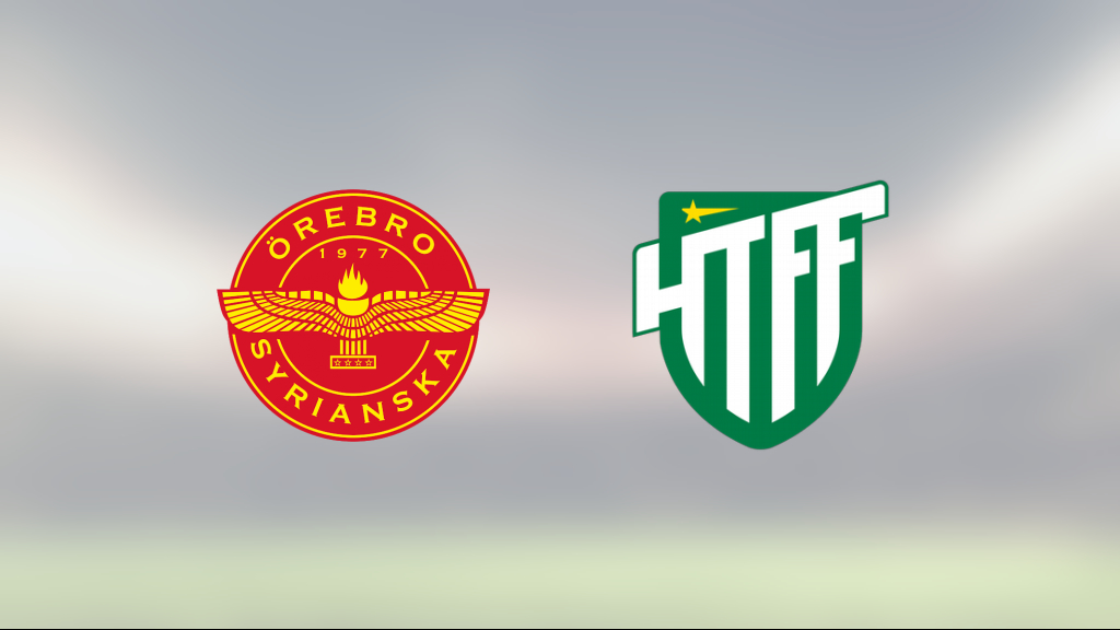 Örebro Syrianska och Hammarby TFF delade på poängen efter 1-1