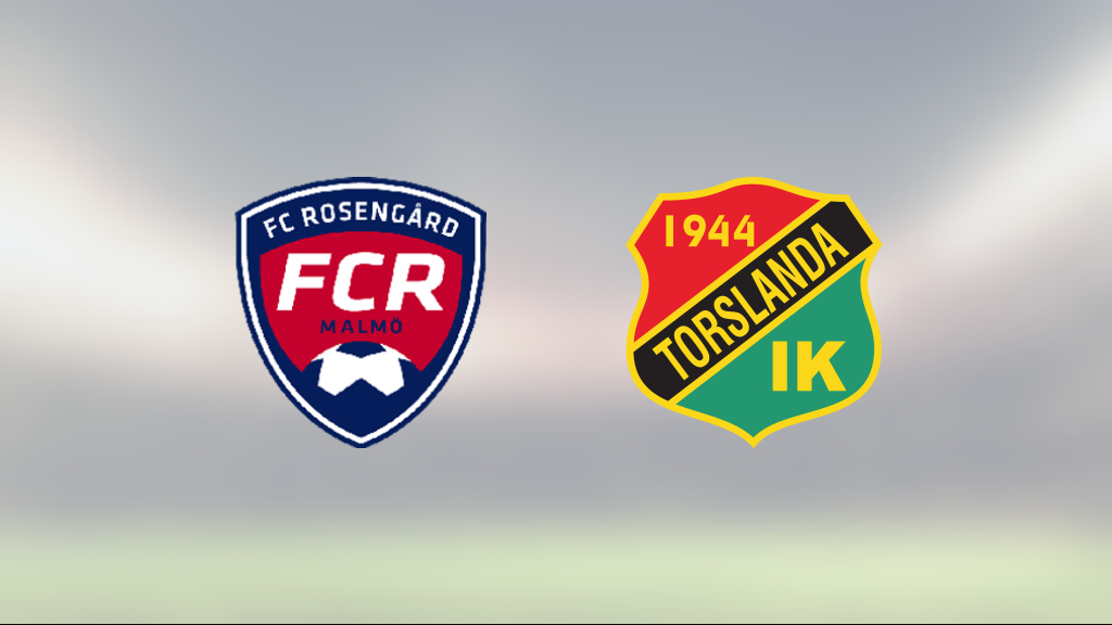 Rosengård föll mot Torslanda med 0-2