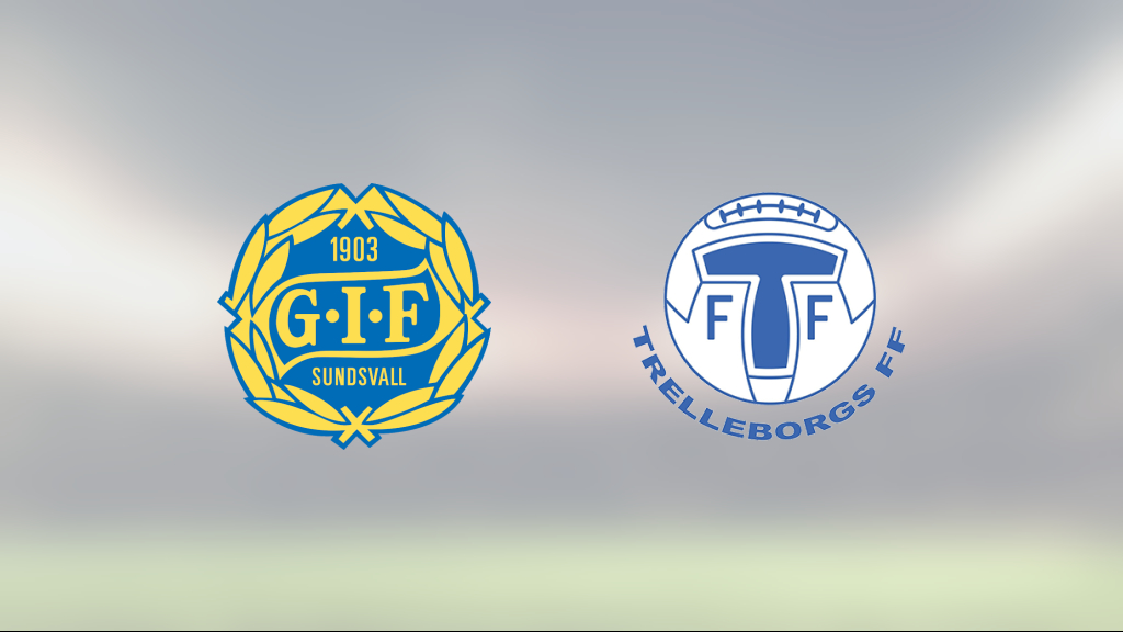 GIF Sundsvall är äntligen segrare igen efter vinst mot Trelleborg