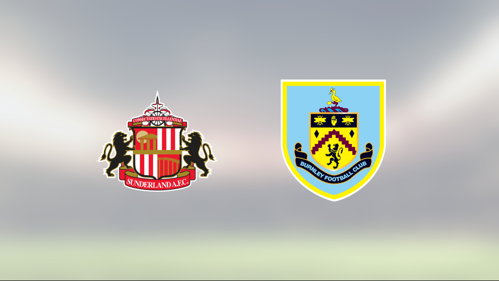 Burnley föll med 0-1 mot Sunderland