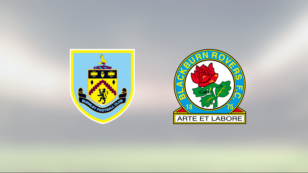 Burnley och Blackburn delade på poängen