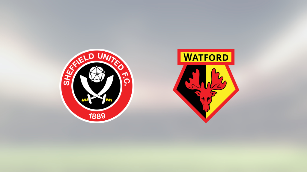 Sheffield United vann med 1-0 hemma mot Watford