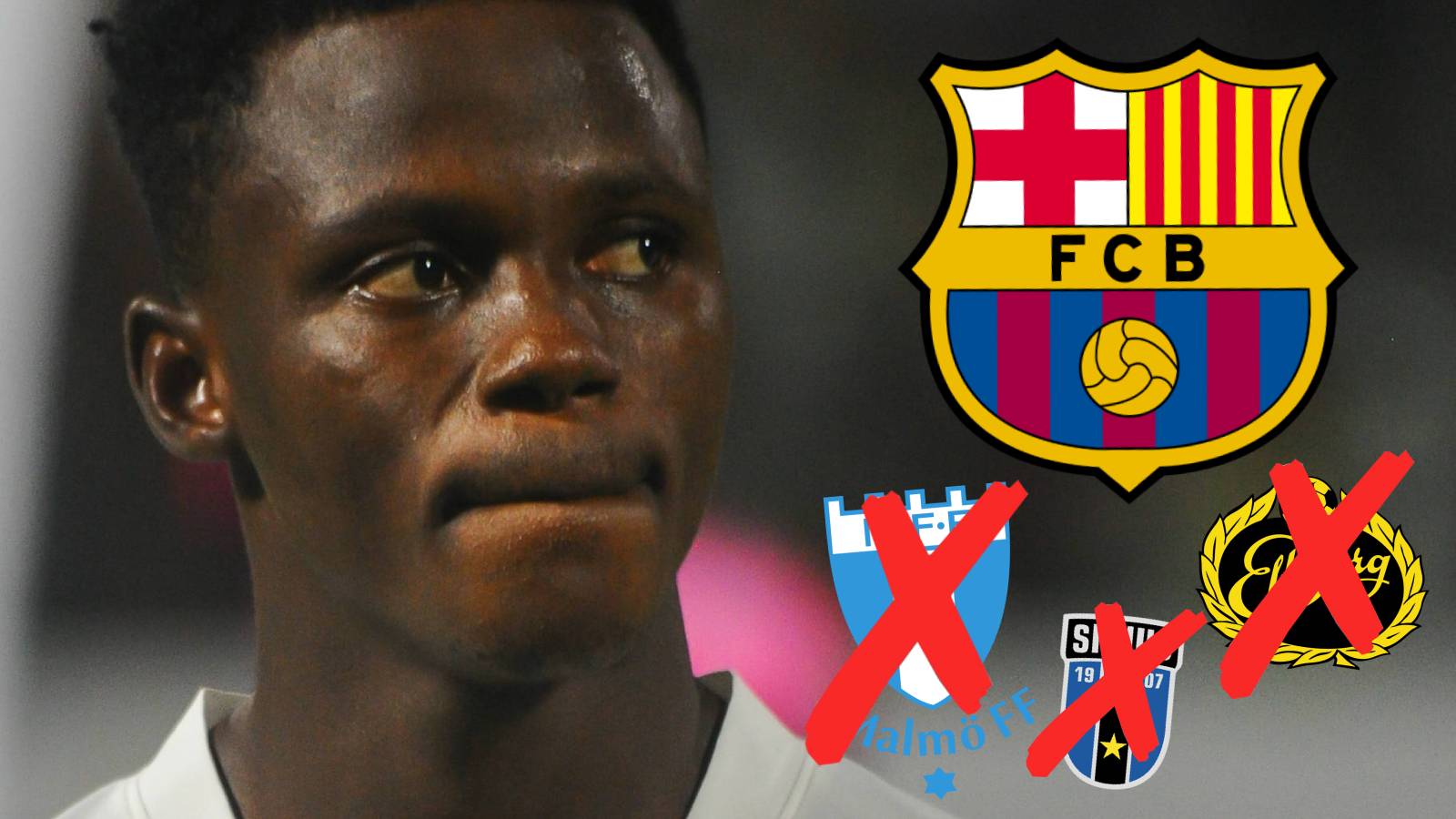 AVSLÖJAR: Aziz Issah nobbades av allsvenska klubbar – klar för FC Barcelona