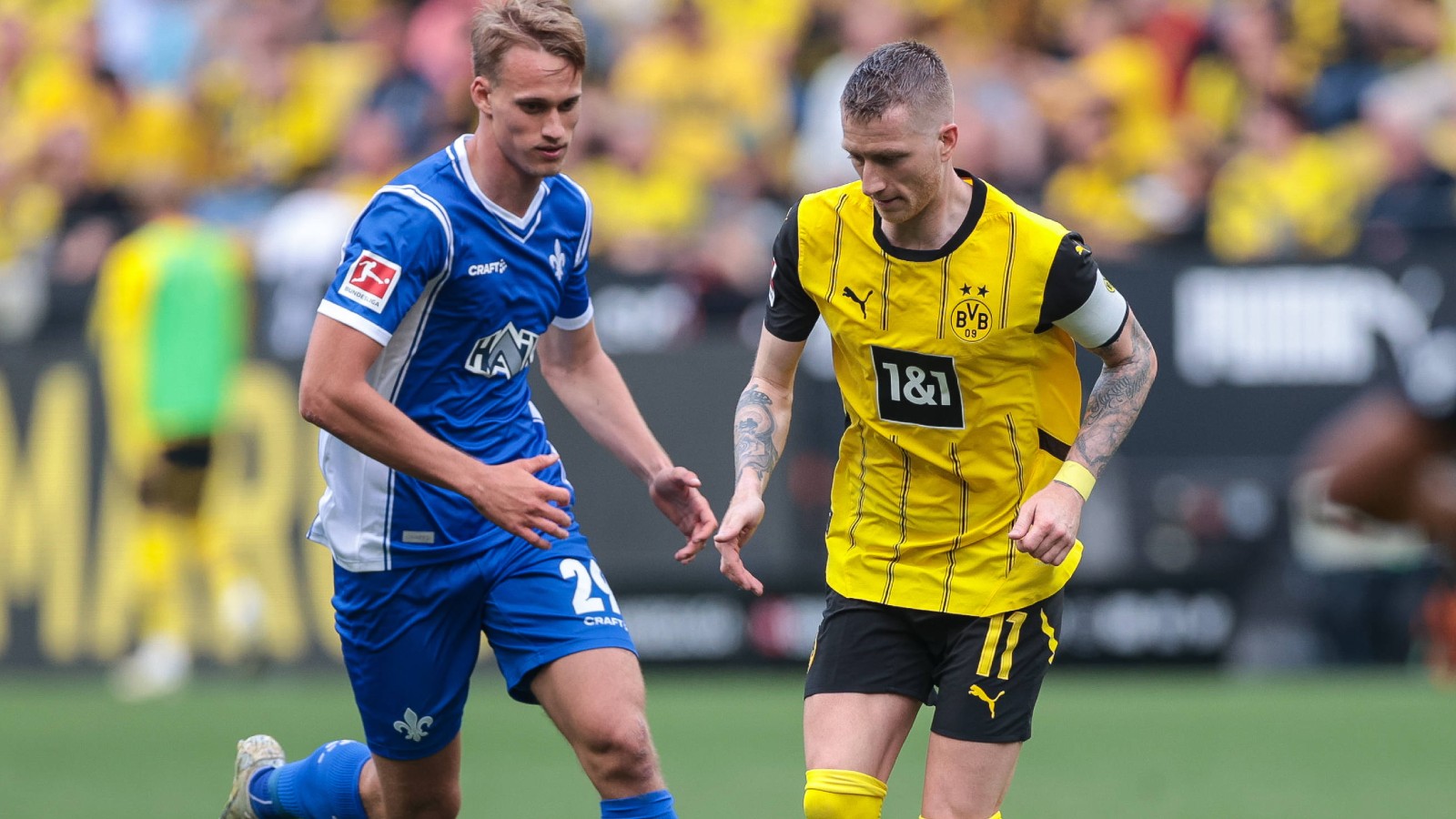 Bittert för svenskduon mot Dortmund