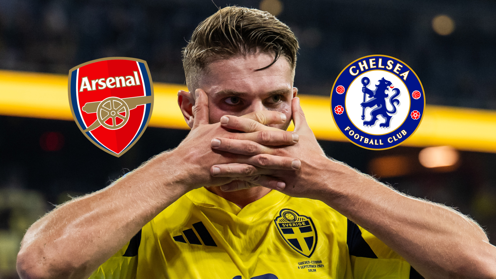 Uppgifter: Arsenal och Chelsea har inte gett upp Viktor Gyökeres