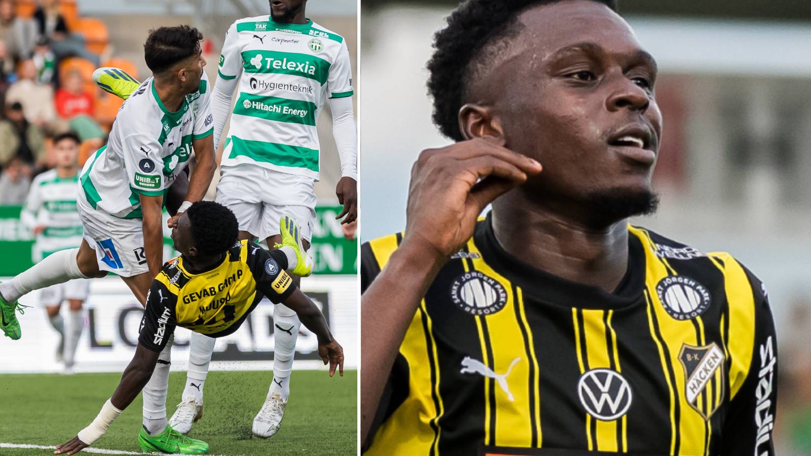 Häcken-vinst efter vackert drömmål