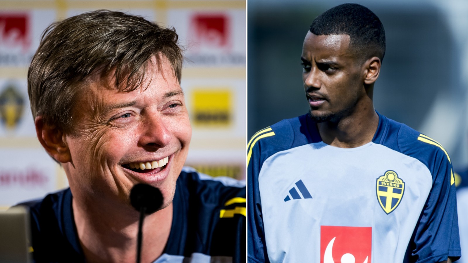 Jon Dahl Tomasson vill inte avslöja var Alexander Isak ska spela mot Danmark