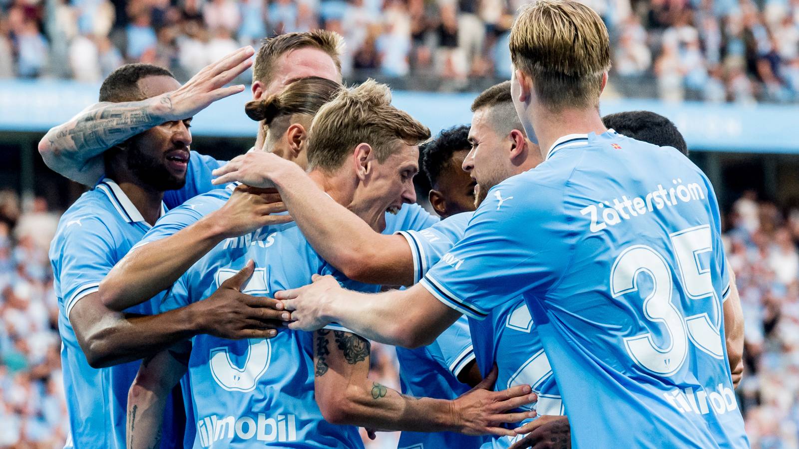 Malmö FF krossade Klaksvik på Eleda stadion