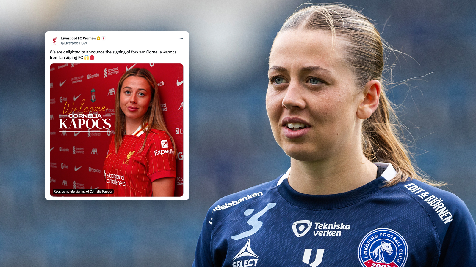 Officiellt: Kapocs lämnar Linköping – klar för Liverpool