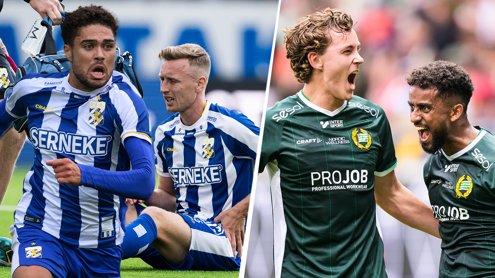 Läget i Göteborg och Hammarbys trupper