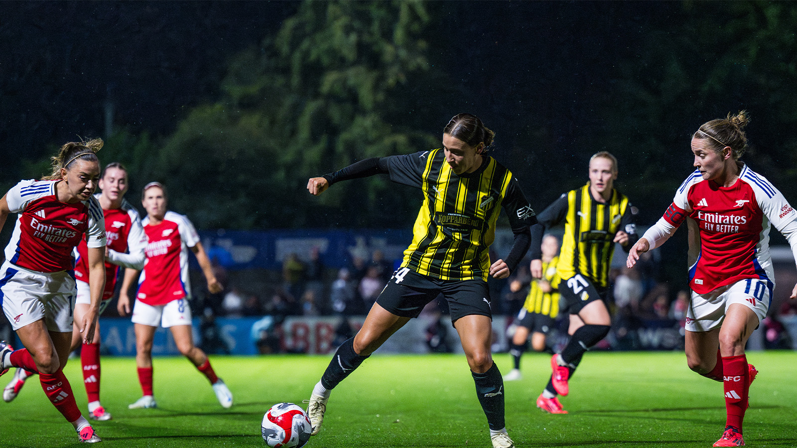 Häcken ute ur Champions League – chanslösa mot Arsenal