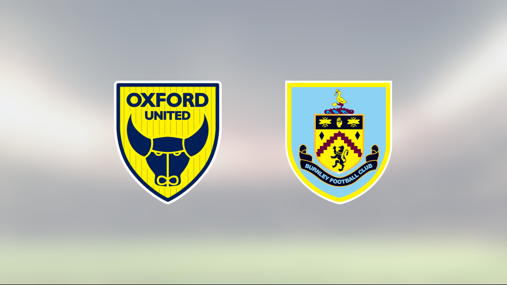 Dubbla nollor när Oxford United tog emot Burnley