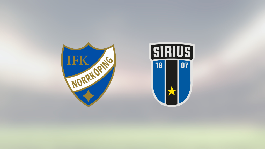 Sirius tog kommandot från start mot Norrköping