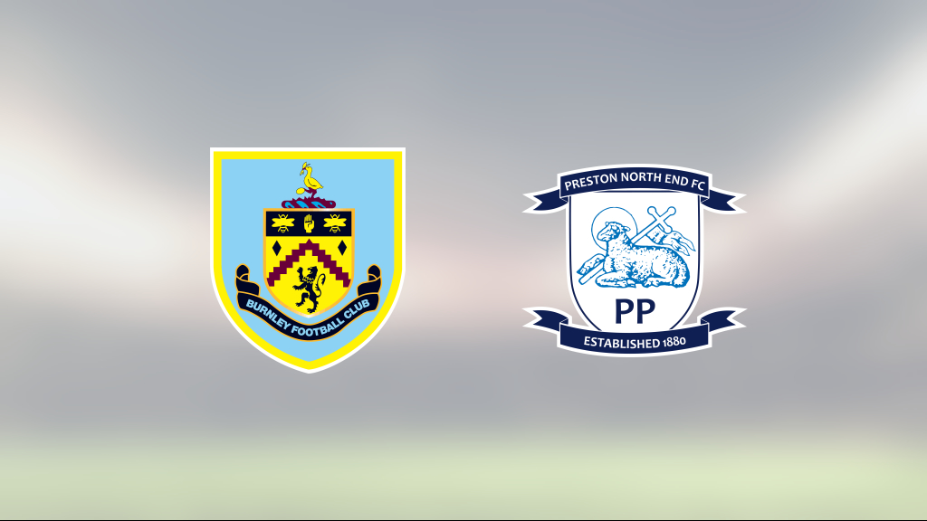 Delad pott när Preston North End gästade Burnley