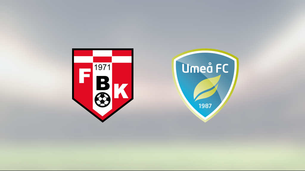 Umeå FC toppar tabellen efter seger mot FBK Karlstad