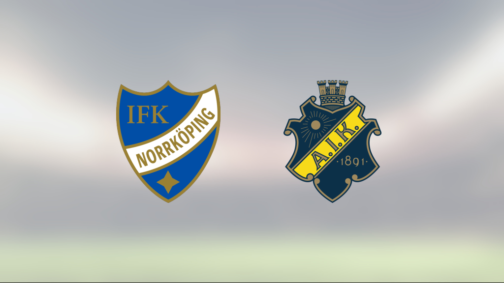 Norrköping besegrade AIK med knapp marginal