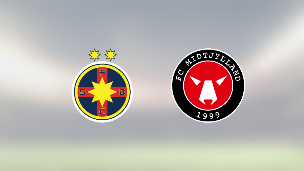 Midtjylland föll med 0-2 mot FCSB