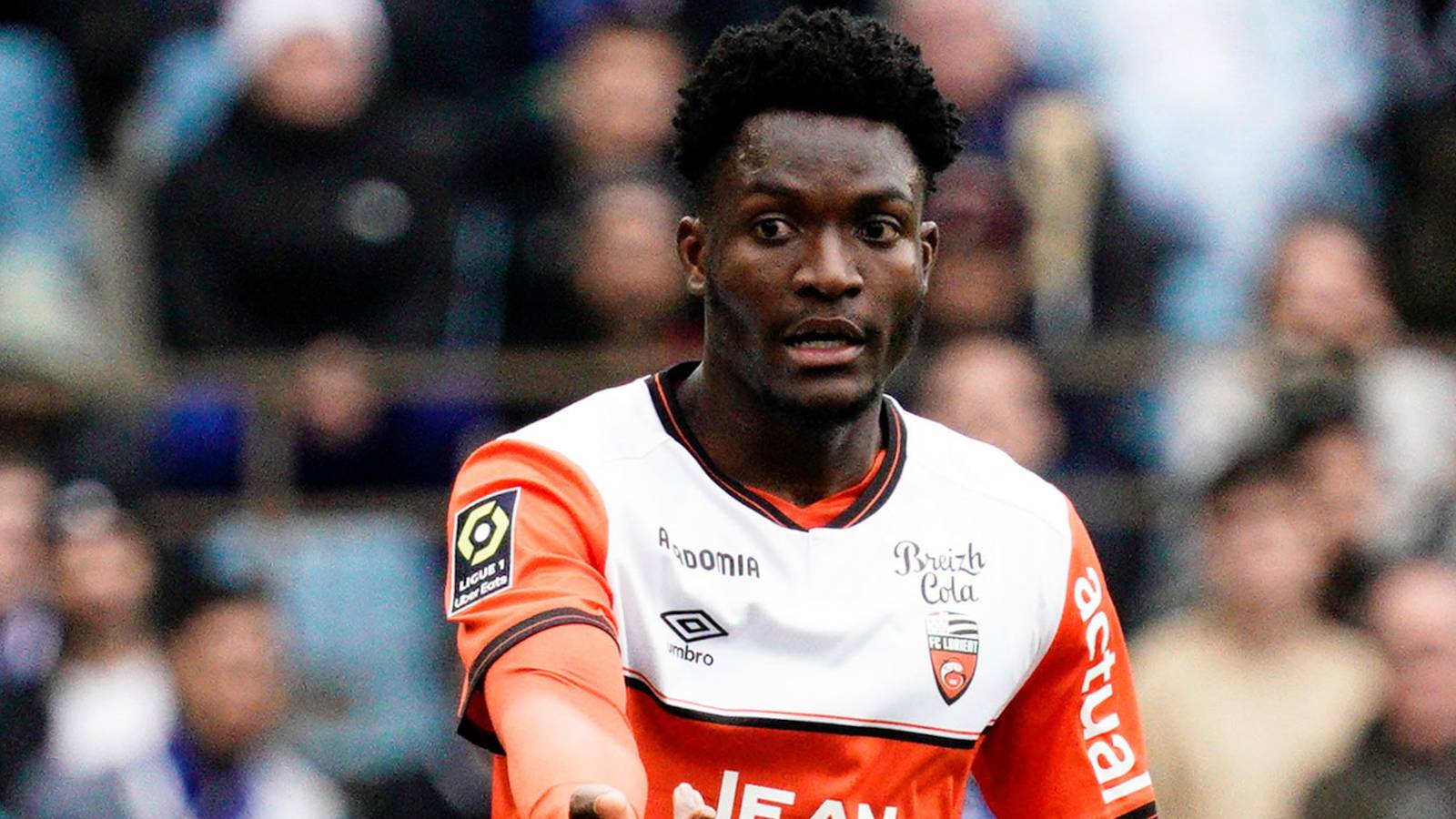 Lorient missade chansen – svag insats av Adjei