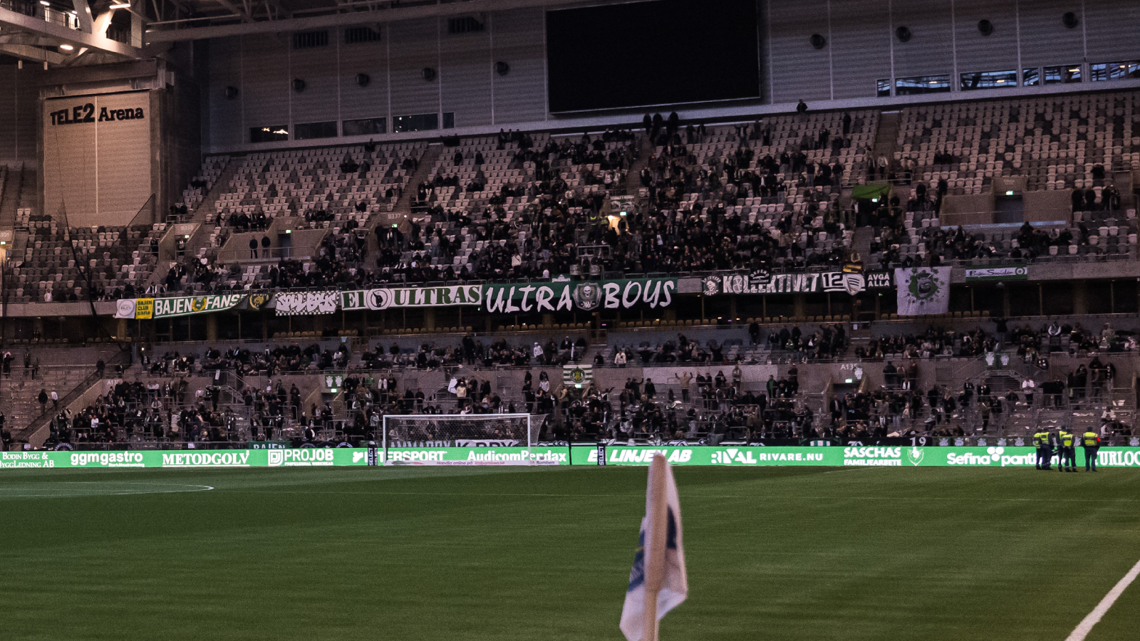 FD:s reporter Casper Nordqvist på plats på Tele2: “Ska alla Bajen-supportrar ut kommer det ta lång tid”