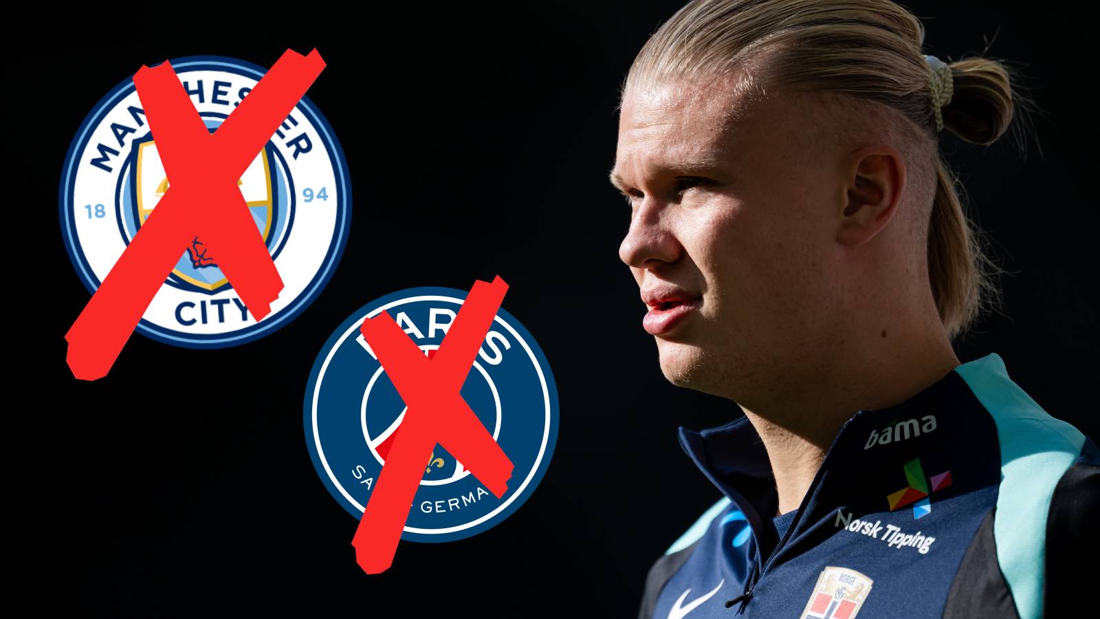 Uppgifter: Haaland vill lämna Manchester City och nobbar PSG – vill till Spanien