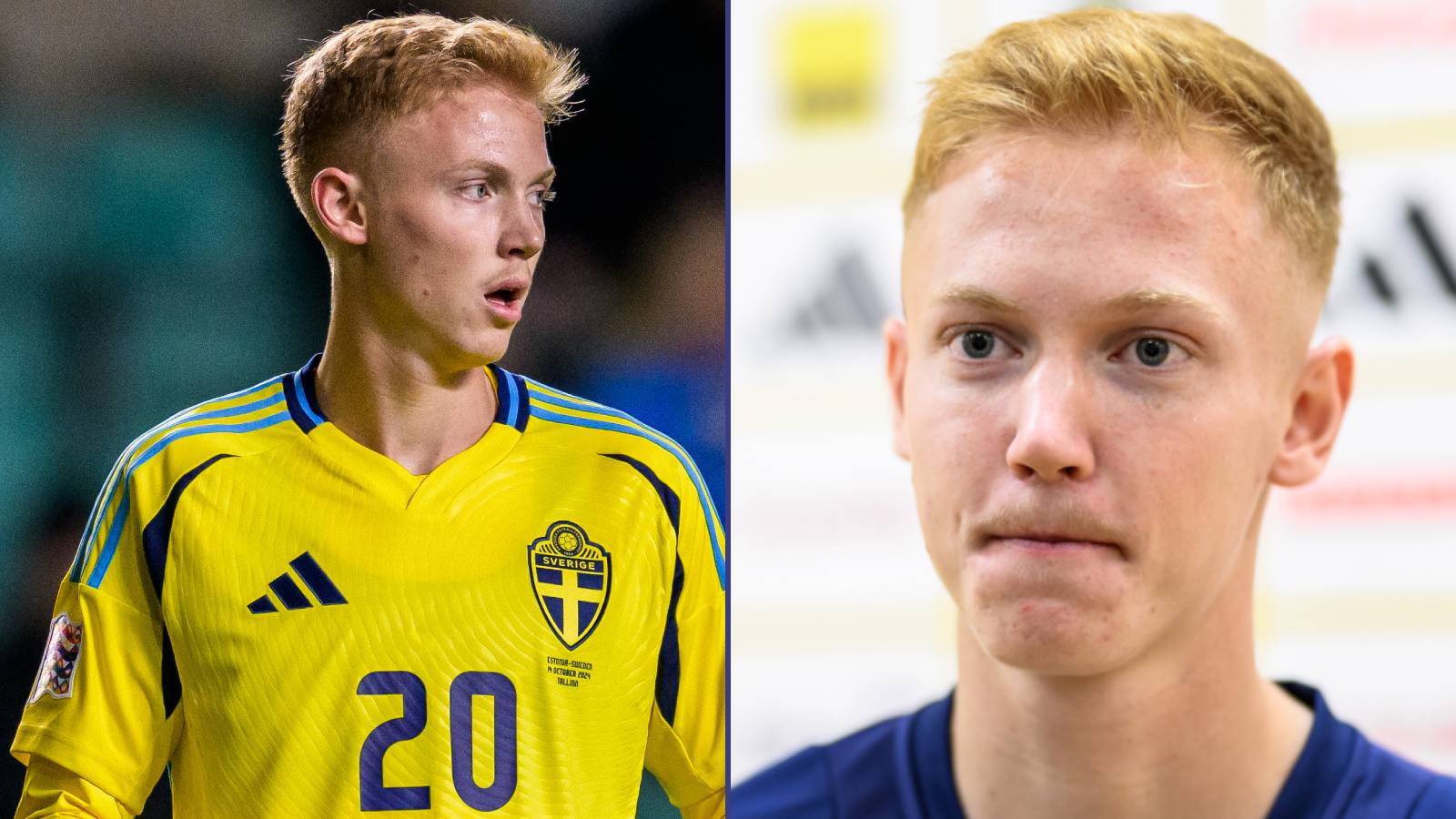 Hugo Larsson besviken över speltiden mot Estland: “Jag hoppades på mer”