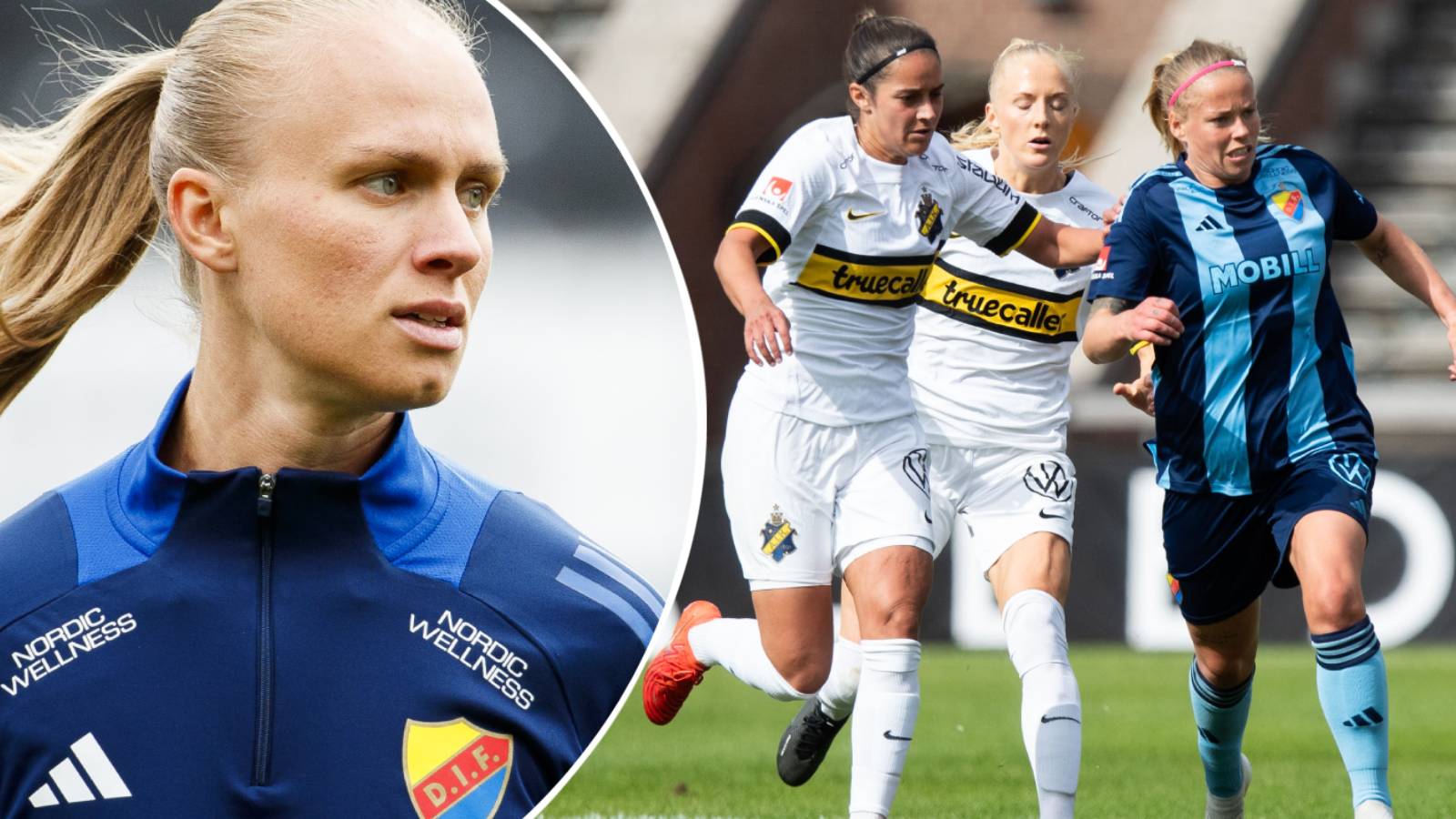 Matilda Plan inför tvillingderbyt: “För svensk fotboll så är det bra om de är kvar i damallsvenskan”