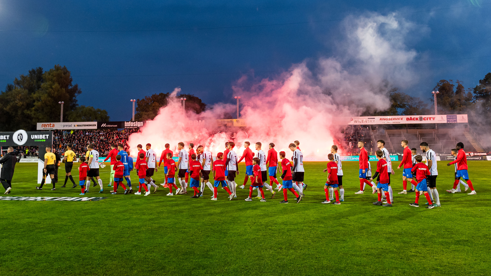 Skånederbyt tvingades avbrytas