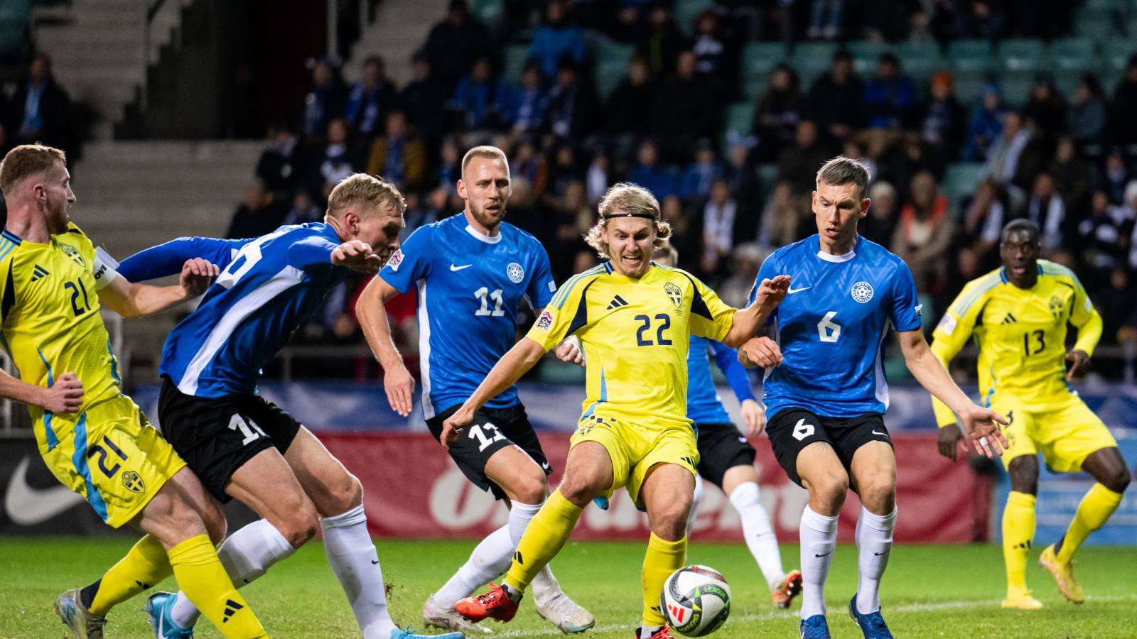 Estland straffas av Uefa efter mötet mot Sverige