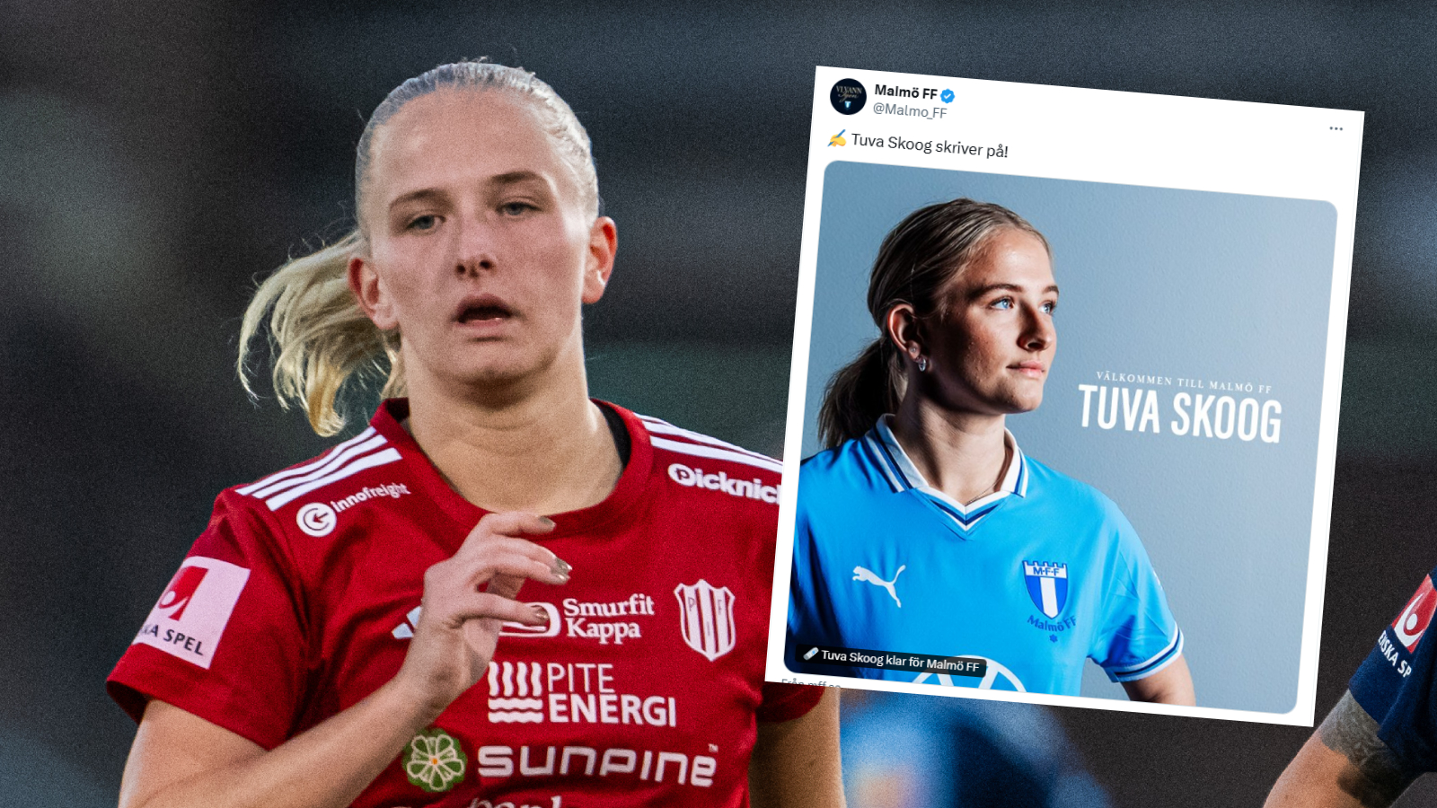 Officiellt: Tuva Skoog klar för Malmö FF