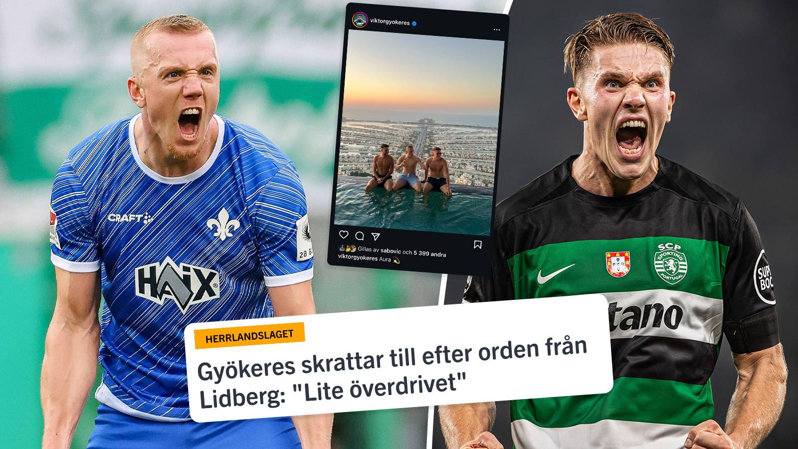 NORDQVIST: “Gyökeres fick som han ville – Lidberg är ett skolboksexempel”