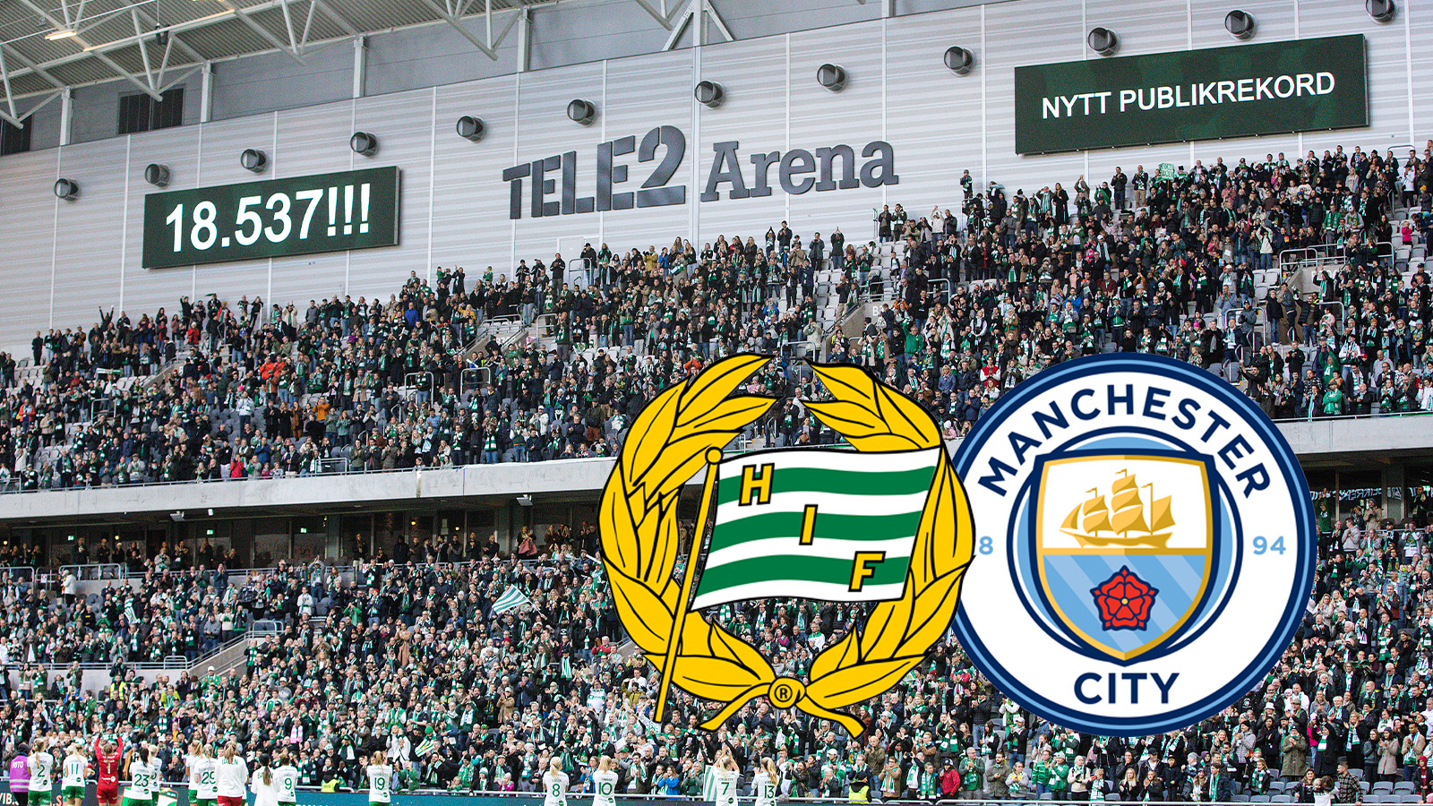 Hammarby går mot nytt publikrekord mot City