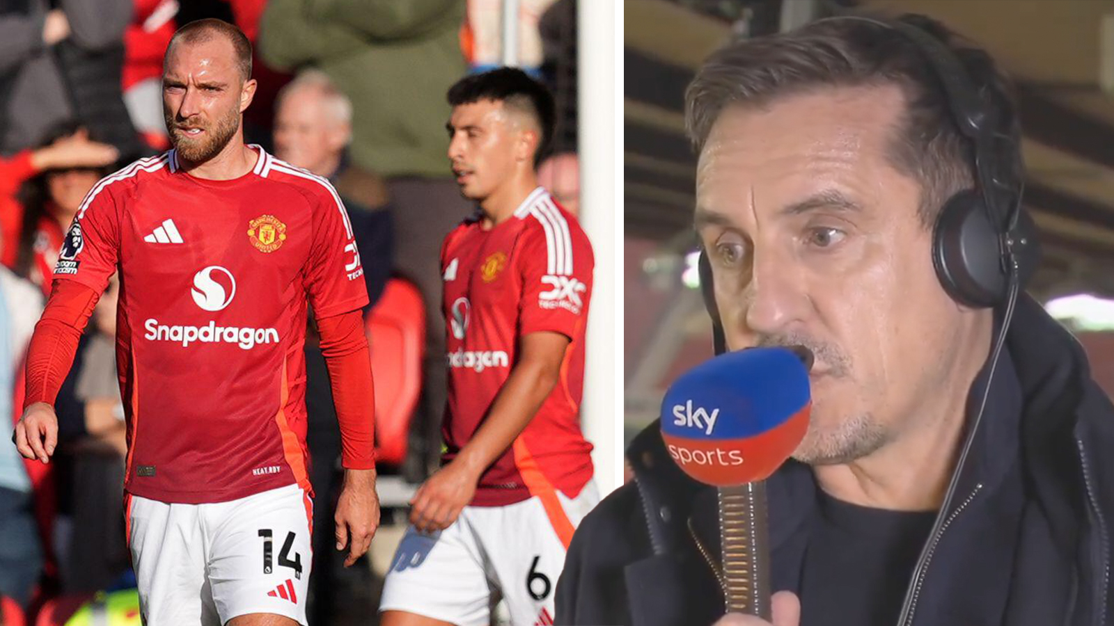 Gary Nevilles uppmaning till Amorim: “Stoppa rötan”