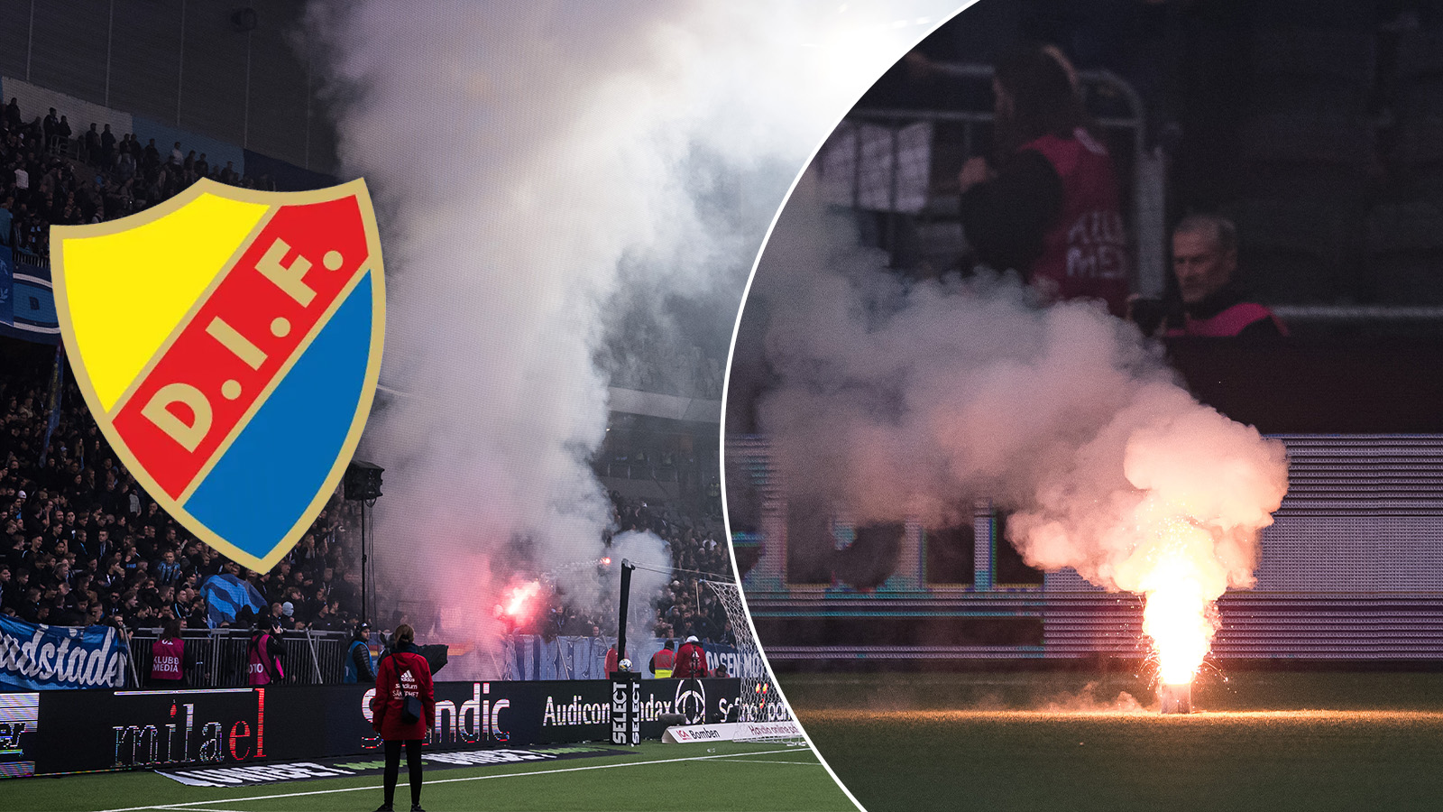 Djurgårdens styrelse tar avstånd efter derbyt: “Oacceptabelt”