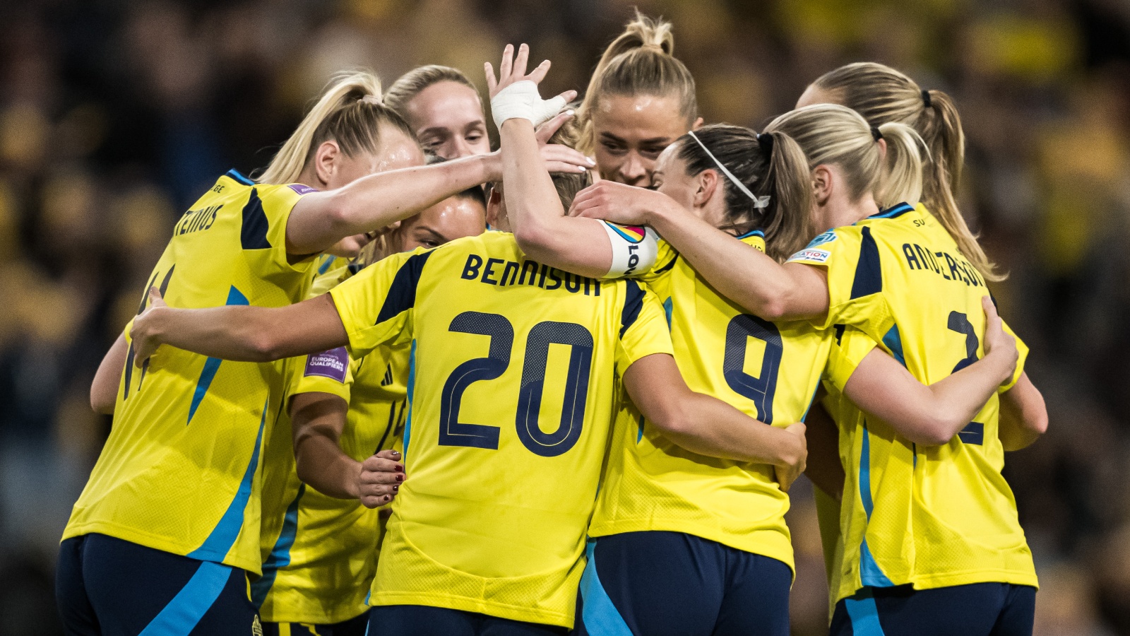 JUST NU: Sverige krossade Serbien – EM-biljetten säkrad