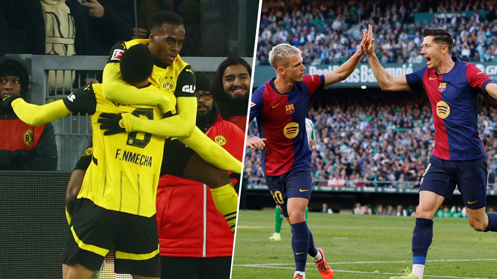 JUST NU: Så startar Dortmund och Barcelona