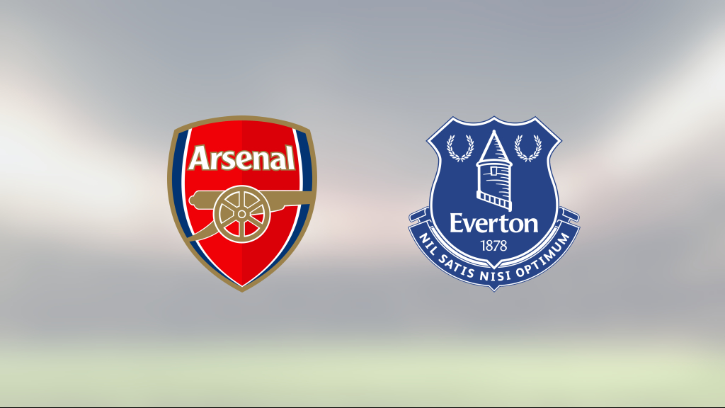 Stark insats av Everton som tog poäng borta mot Arsenal